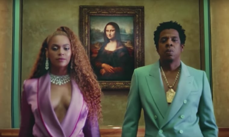 beyonce jay z music video louvre