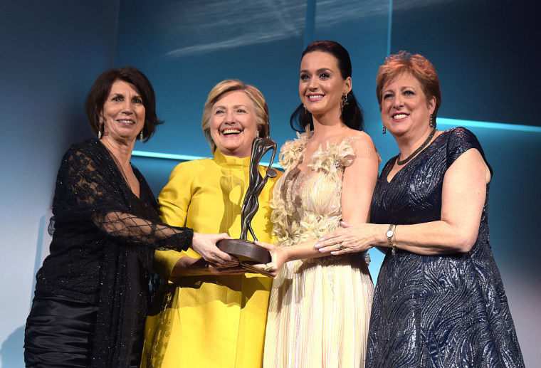 Hillary Clinton Made A Surprise Appearance Alongside Katy Perry In New York Last Night
