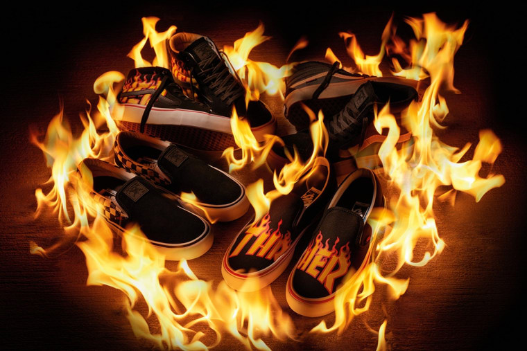 Thrasher and Vans Team Up For A Fiery New Collection 