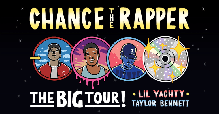 Chance The Rapper adds Lil Yachty and Taylor Bennett to <i>The Big Tour</i>