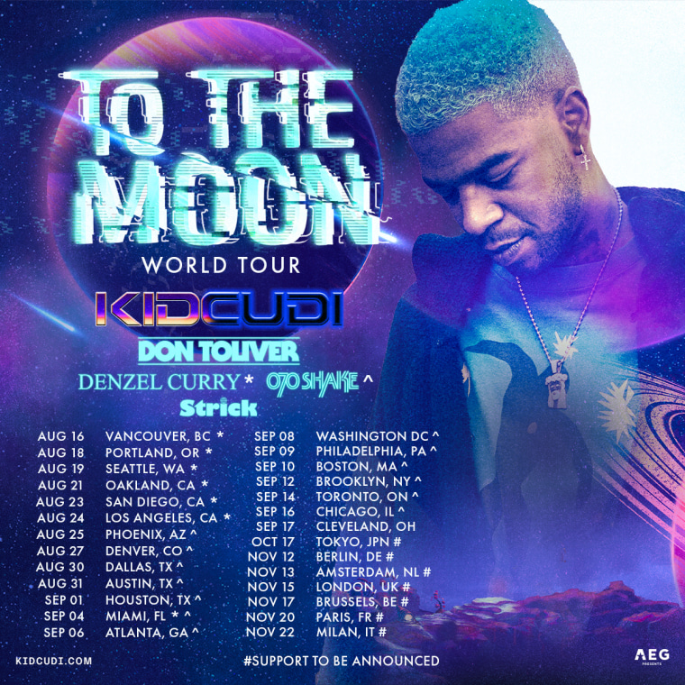 Kid Cudi music festival in Cleveland, Ohio