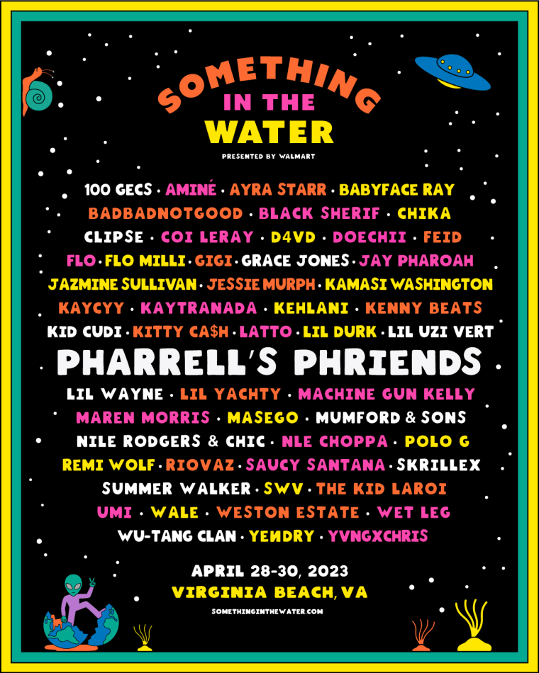 Lil Uzi Vert, Jazmine Sullivan, Grace Jones, and more announced for Something In The Water 2023