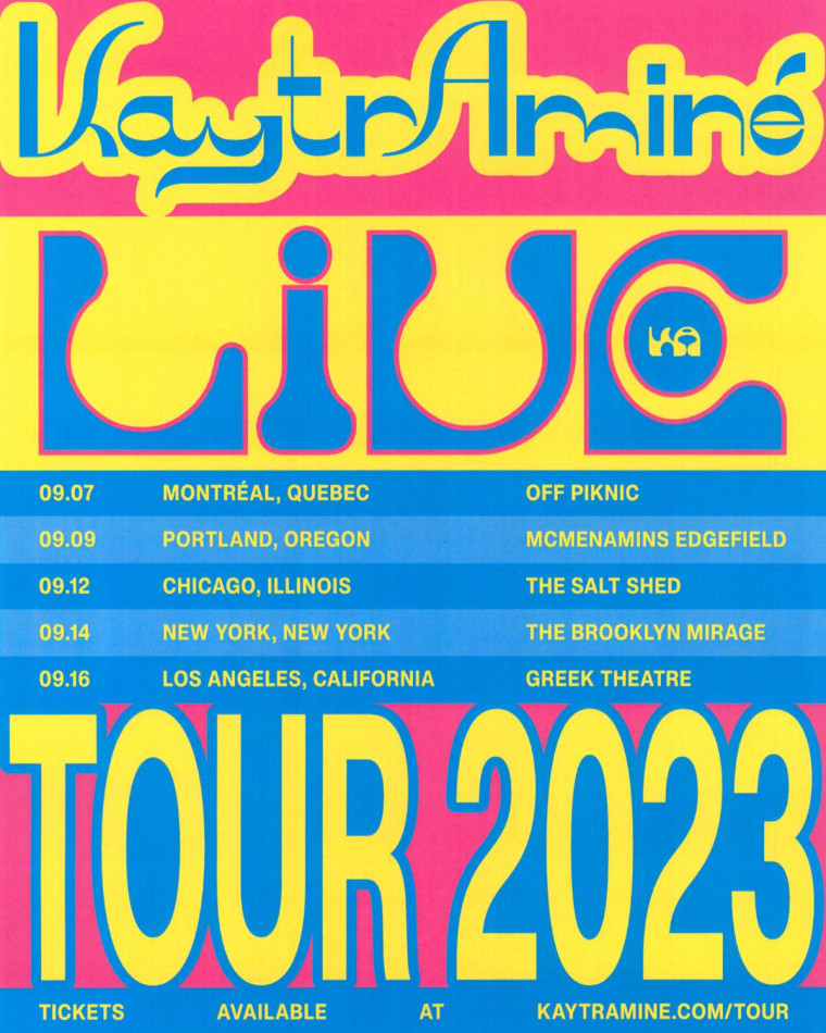 kaytranada tour dates