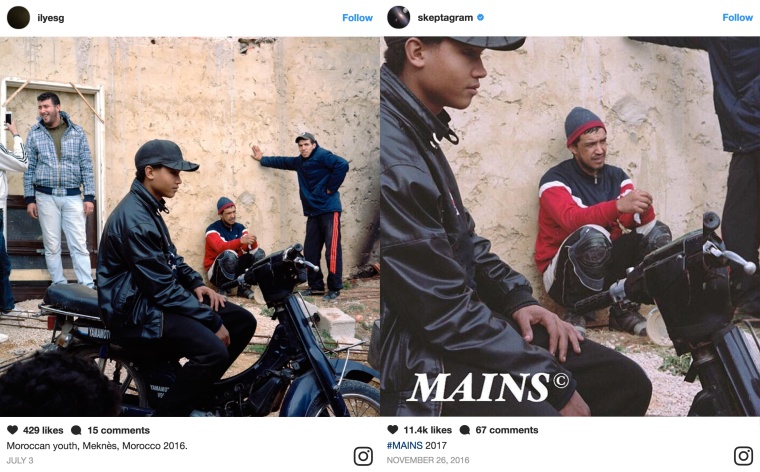 Skepta’s Clothing Line MAINS Accused Of Plagiarism By Moroccan Photographer Ilyes Griyeb