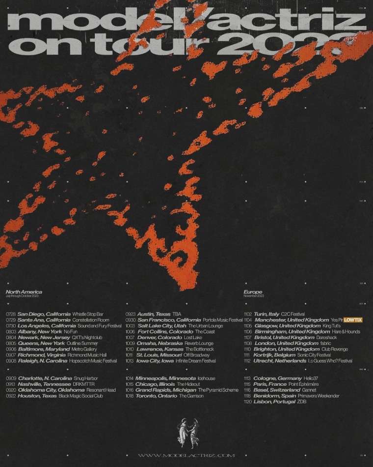 Model/Actriz reveal 2023 tour dates with a swooning “Amaranth” remix