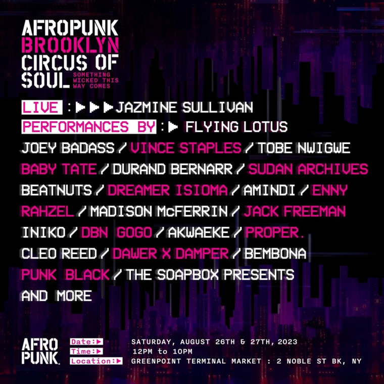 Jazmine Sullivan and Flying Lotus top AFROPUNK Brooklyn 2023 lineup