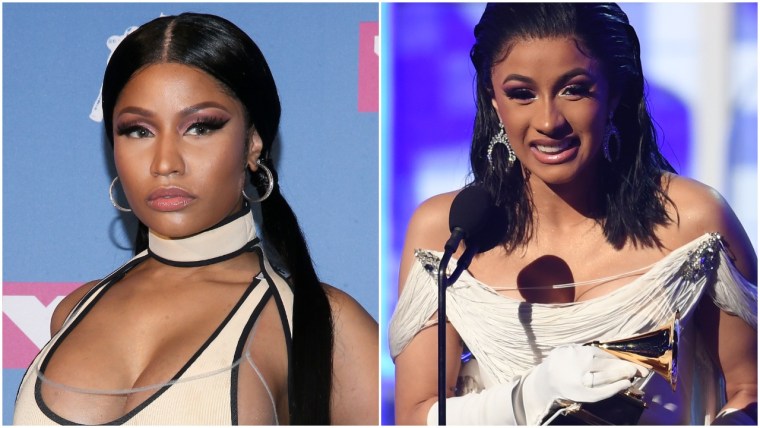 Nicki Minaj cancels BET gigs after network tweets Cardi B Grammy win has her “dragged by her lacefront”