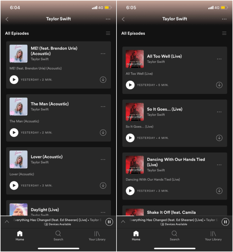 Report: Dozens of fan-made Taylor Swift bootlegs uploaded to Spotify [UPDATE]