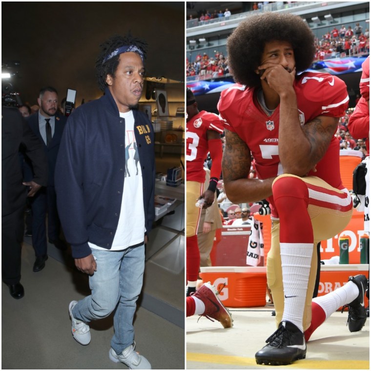 Roc Nation issued a recursive denial of reports that a disappointed Jay-Z called Colin Kaepernick’s workout a “publicity stunt”