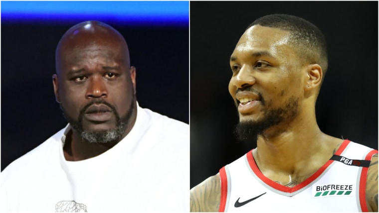 Damian Lillard and Shaq are already trading diss tracks