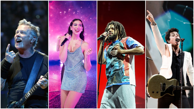 金属乐队、Dua Lipa、J. Cole和Green Day将领衔2022年的Lollapalooza音乐节