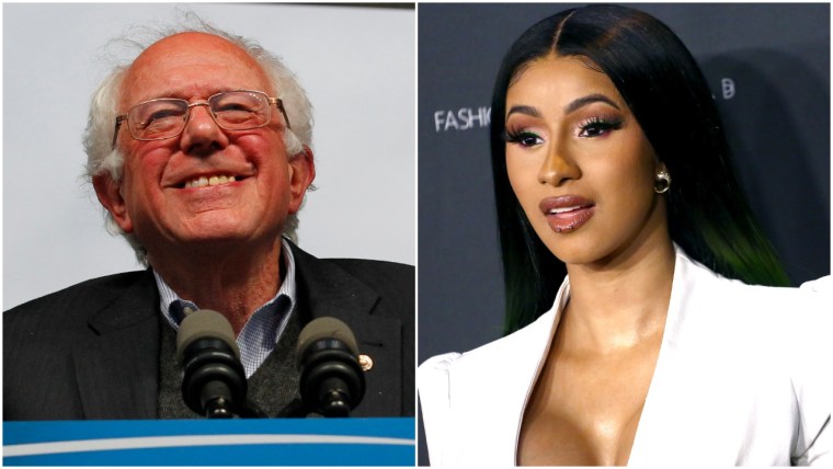 Bernie Sanders thinks Cardi B should give politics a shot