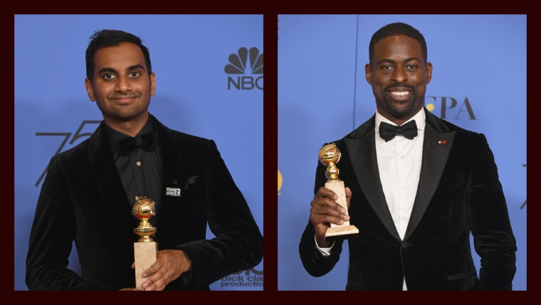 Aziz Ansari and Sterling K. Brown both made history at the Golden Globes