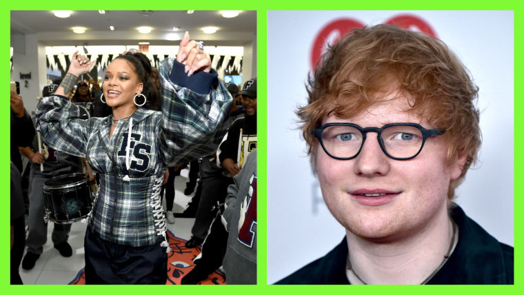 Rihanna and Ed Sheeran were Spotify’s most popular artists of 2017