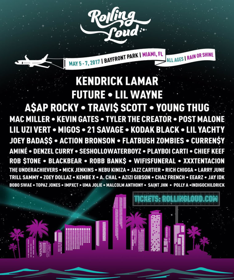 Kendrick Lamar, Future, And Lil Wayne To Headline Rolling Loud 2017