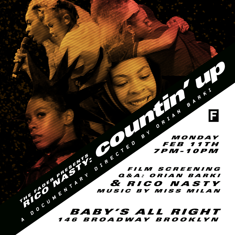 RSVP to a screening of The FADER’s new Rico Nasty documentary <i>COUNTIN’ UP</i>