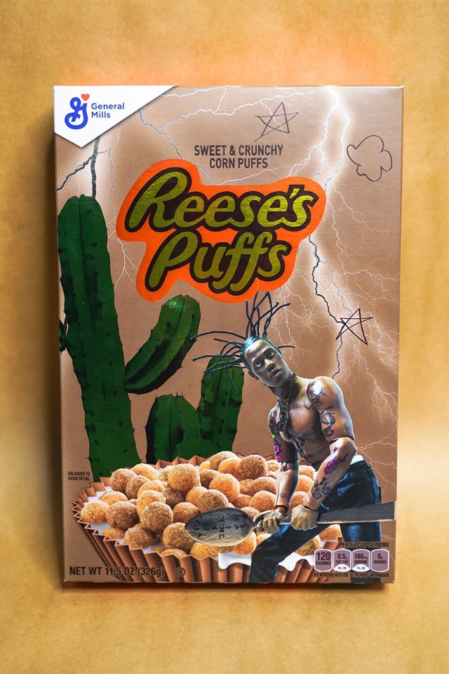 Travis Scott’s latest collaboration is with.... Reese’s Puffs?