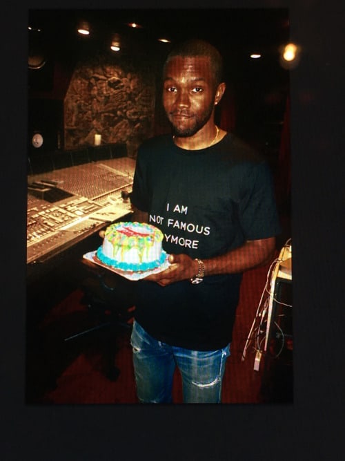 Frank Ocean Celebrates <I>Blond</i> Release With A Birthday Cake 