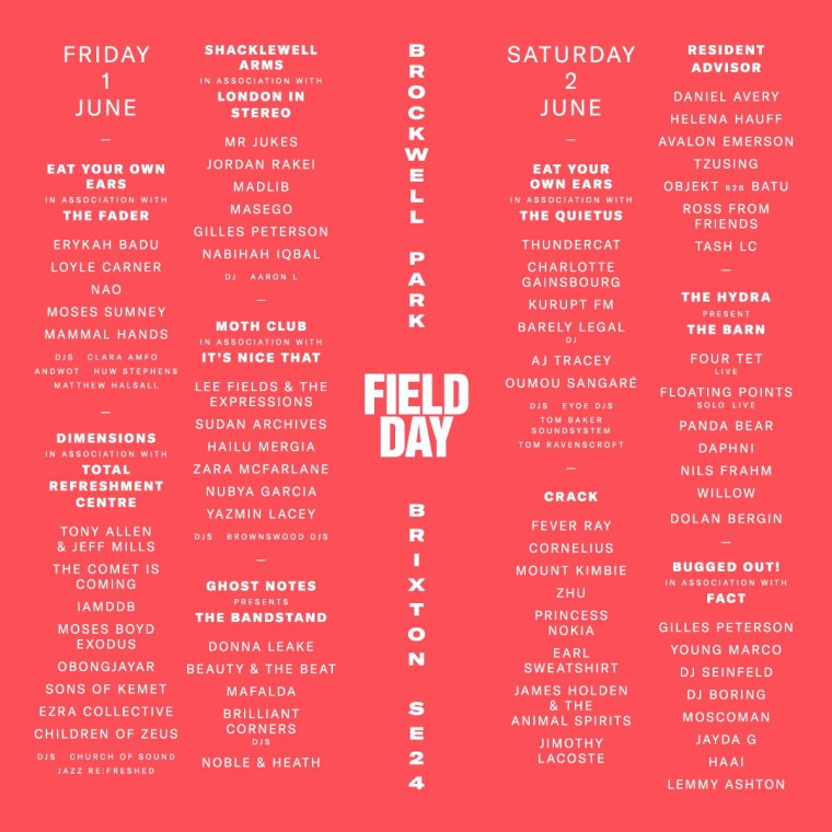 5 essential artists at this year’s Field Day Festival