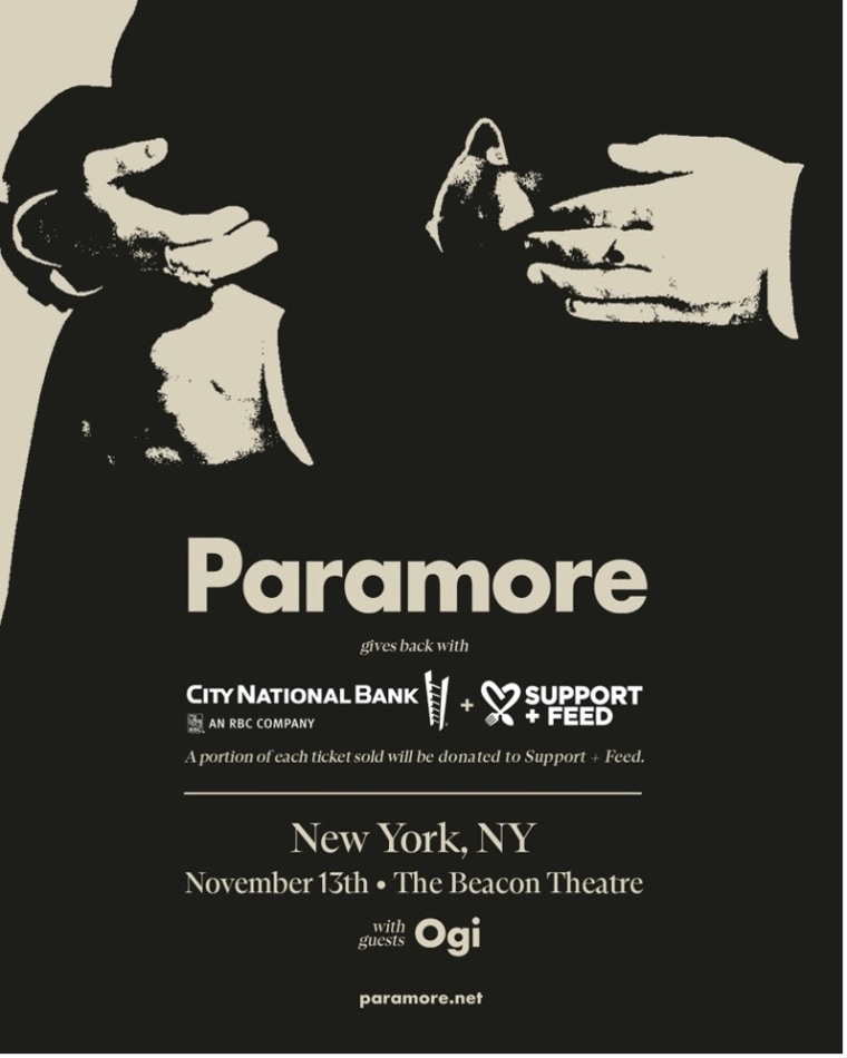 Paramore BNE - Support Campaign