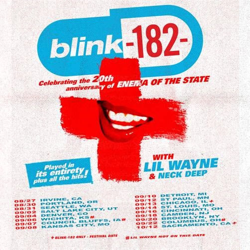 Listen to the cracker-friendly full version of blink-182 and Lil Wayne’s “What’s My Age Again? / A Milli”