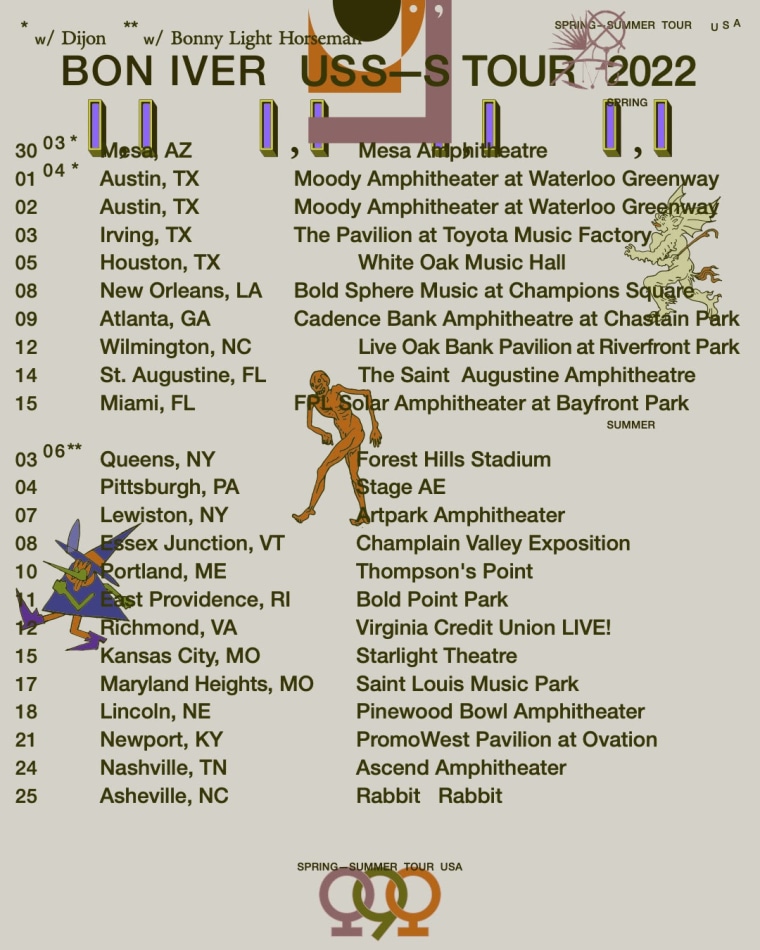 Bon Iver announces 2022 tour