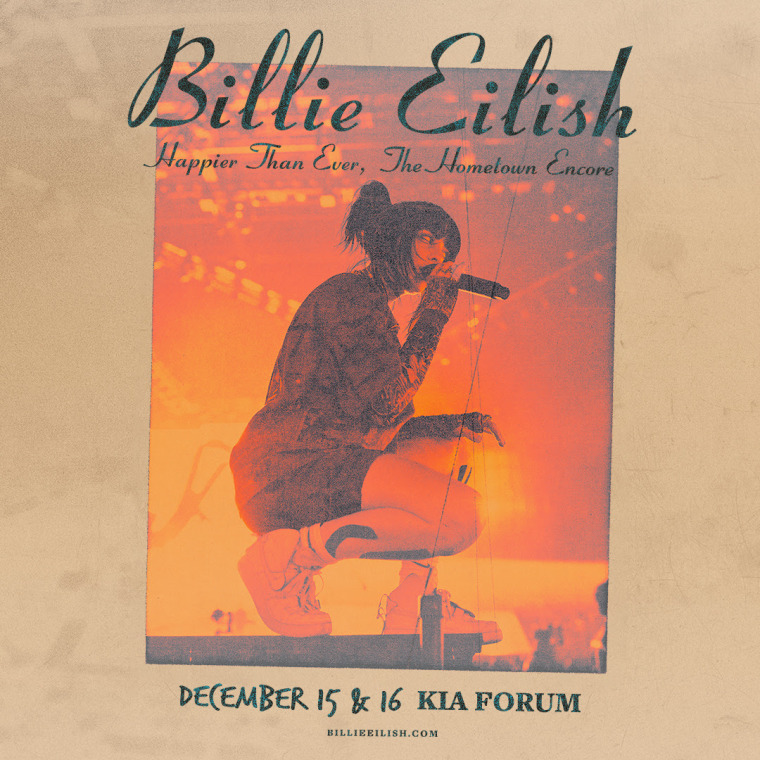 Billie Eilish announces two hometown shows