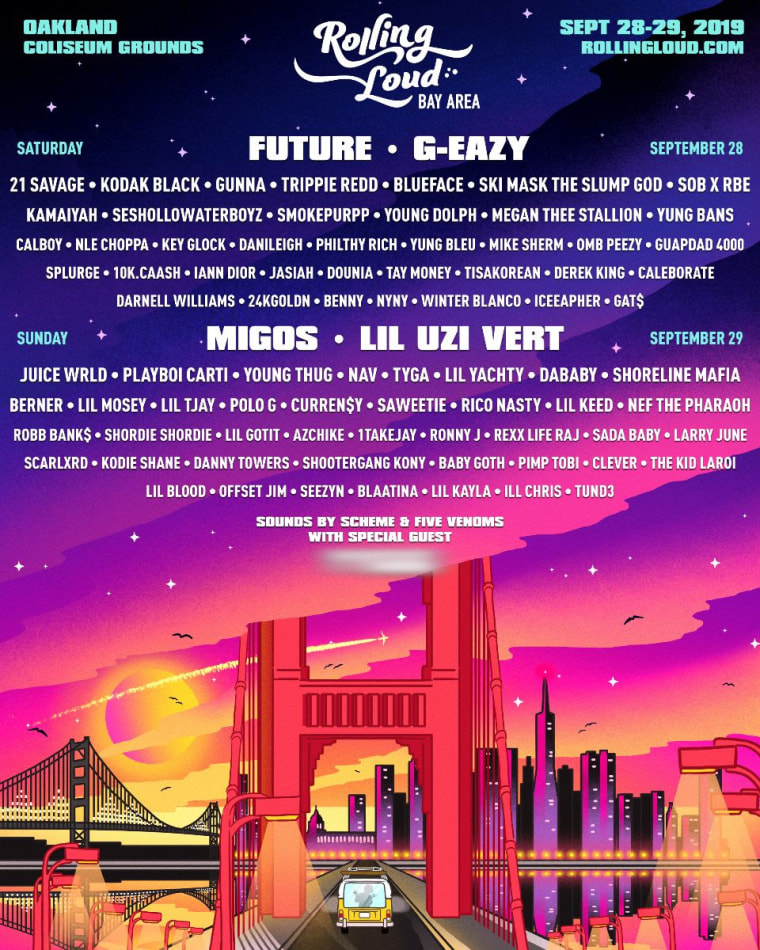 Lil Uzi Vert, Future, G-Eazy and more announced for Rolling Loud Bay Area 2019 lineup 