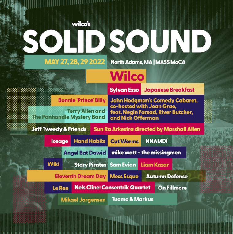 Wilco的Solid Sound宣布2022年的阵容