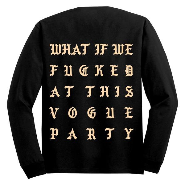 Kanye West Releases Vogue Party Long Sleeve T-Shirt