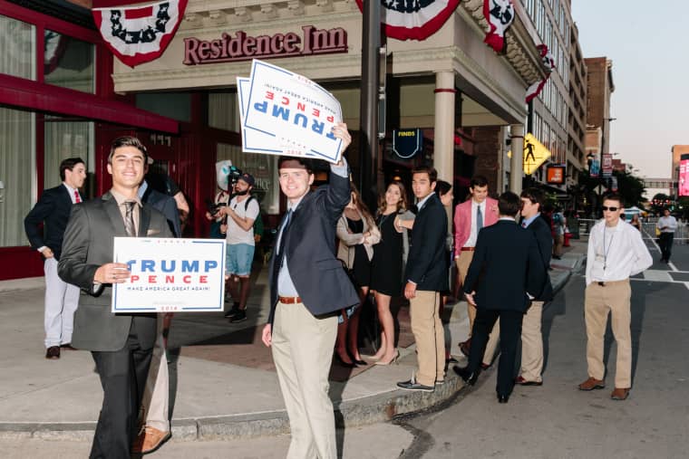 This Is What It Was Like Outside The Republican National Convention