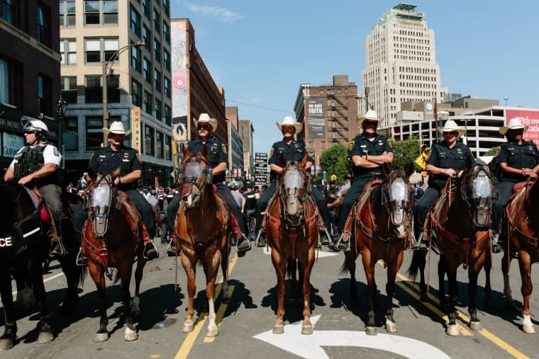 This Is What It Was Like Outside The Republican National Convention