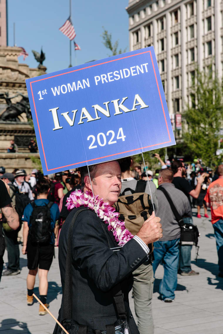 This Is What It Was Like Outside The Republican National Convention