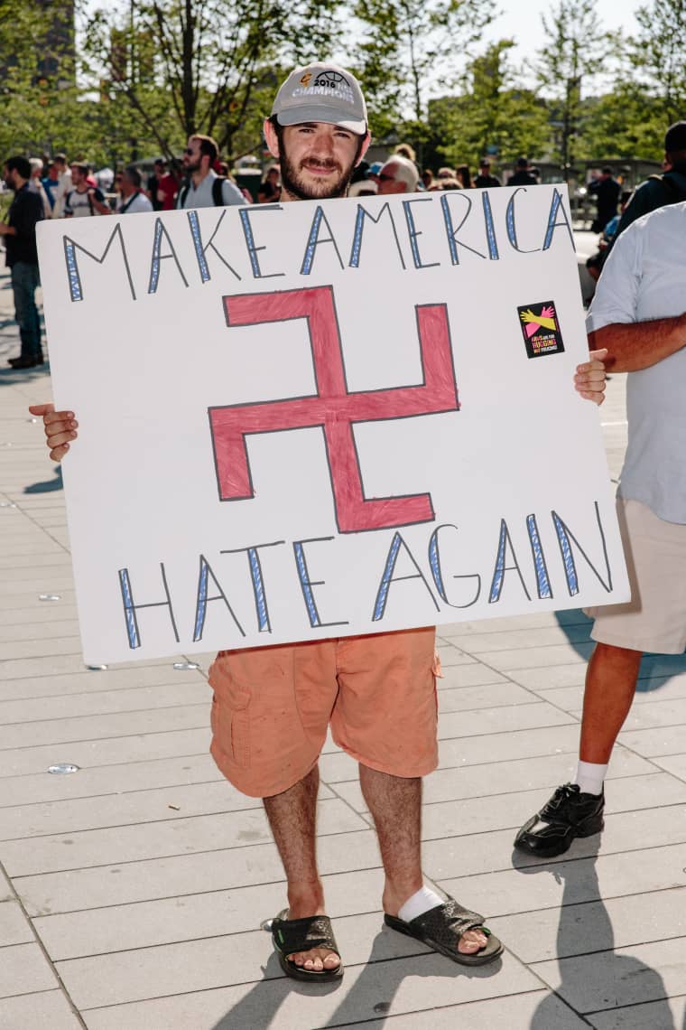 This Is What It Was Like Outside The Republican National Convention