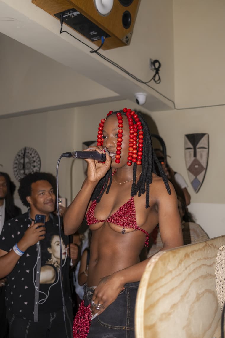 Halima makes club music to heal to