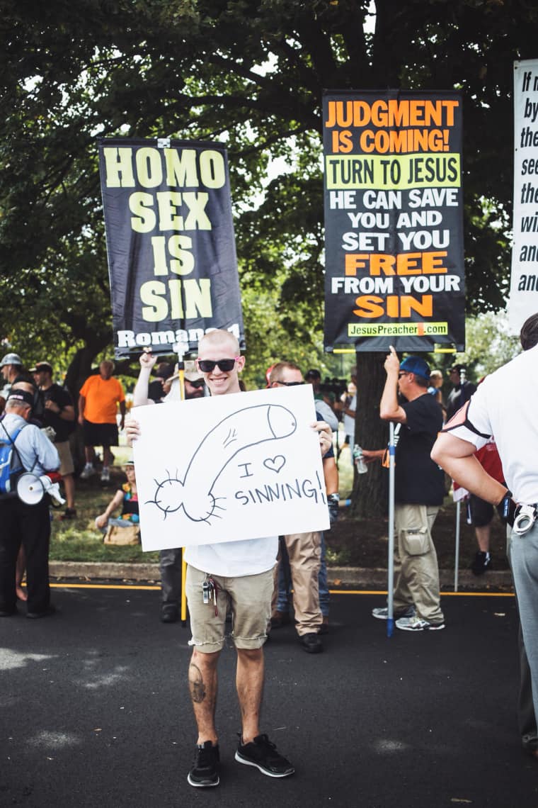 This Is What It Was Like Outside The Democratic National Convention