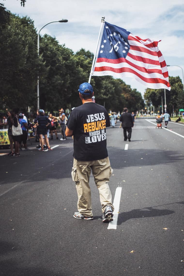 This Is What It Was Like Outside The Democratic National Convention