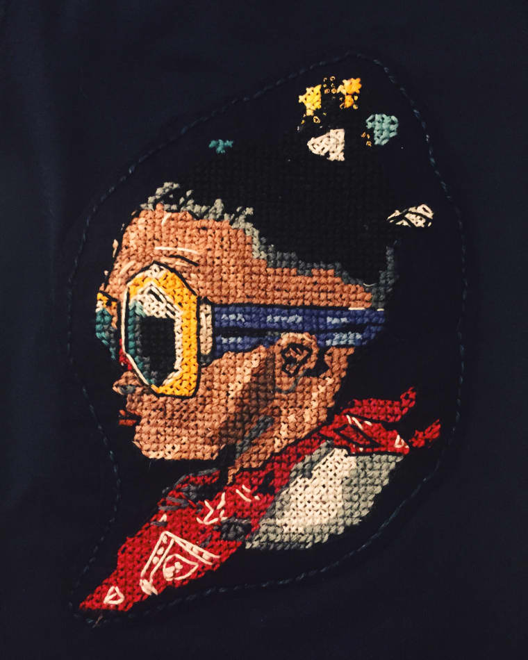 Meet The Chicago Cross Stitch Artist Who's Friends With All Your Favorite Rappers