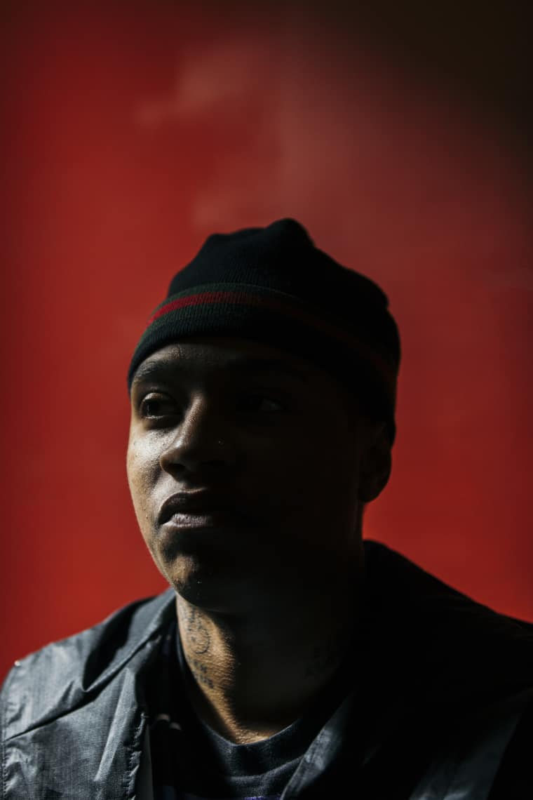 Dublin-rapper Rejjie Snow walks in Louis Vuitton Paris Fashion