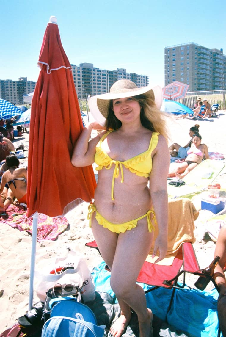 Wear colors to the beach that make you feel good, inside and out