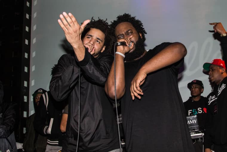 Inside J. Cole and Dreamville’s Surprise New York Bar Crawl 