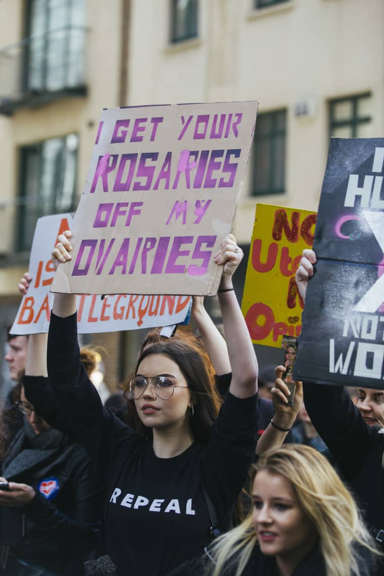 Why These Women Came Out To Protest Ireland’s Abortion Law On International Women’s Day