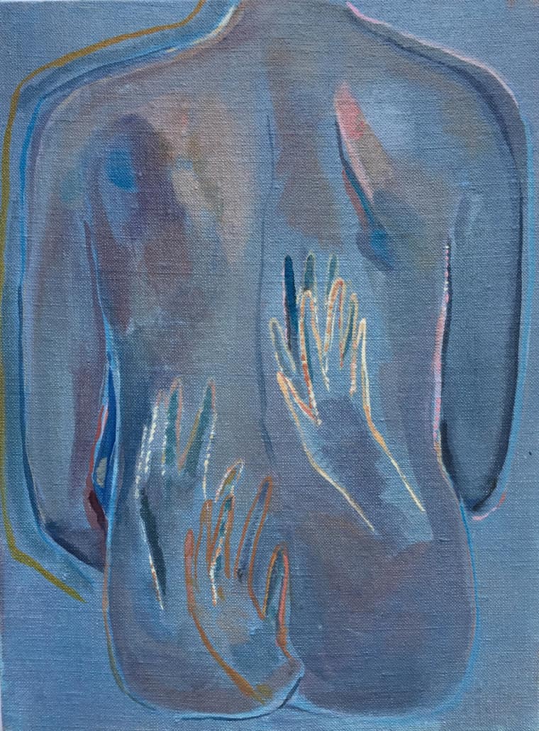 Eve Ackroyd’s Paintings Of Male Nudes Flip The Script On Woman-As-Muse