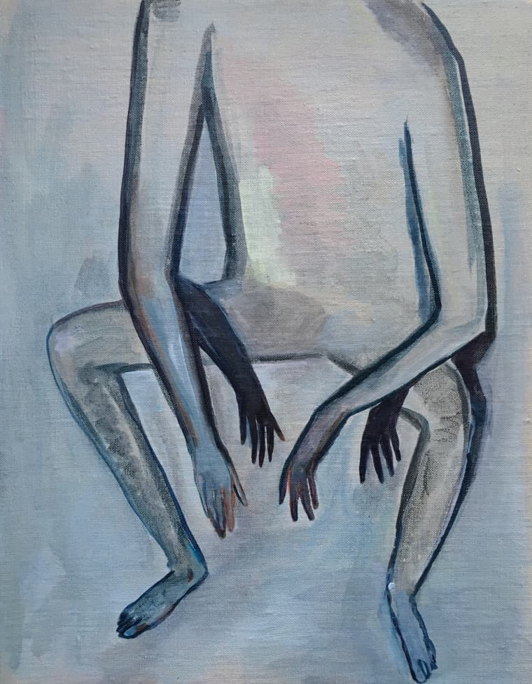 Eve Ackroyd’s Paintings Of Male Nudes Flip The Script On Woman-As-Muse