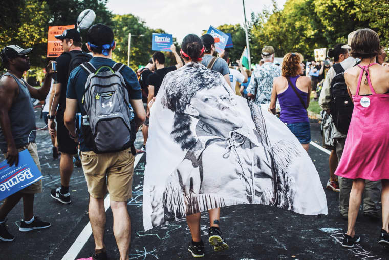 This Is What It Was Like Outside The Democratic National Convention