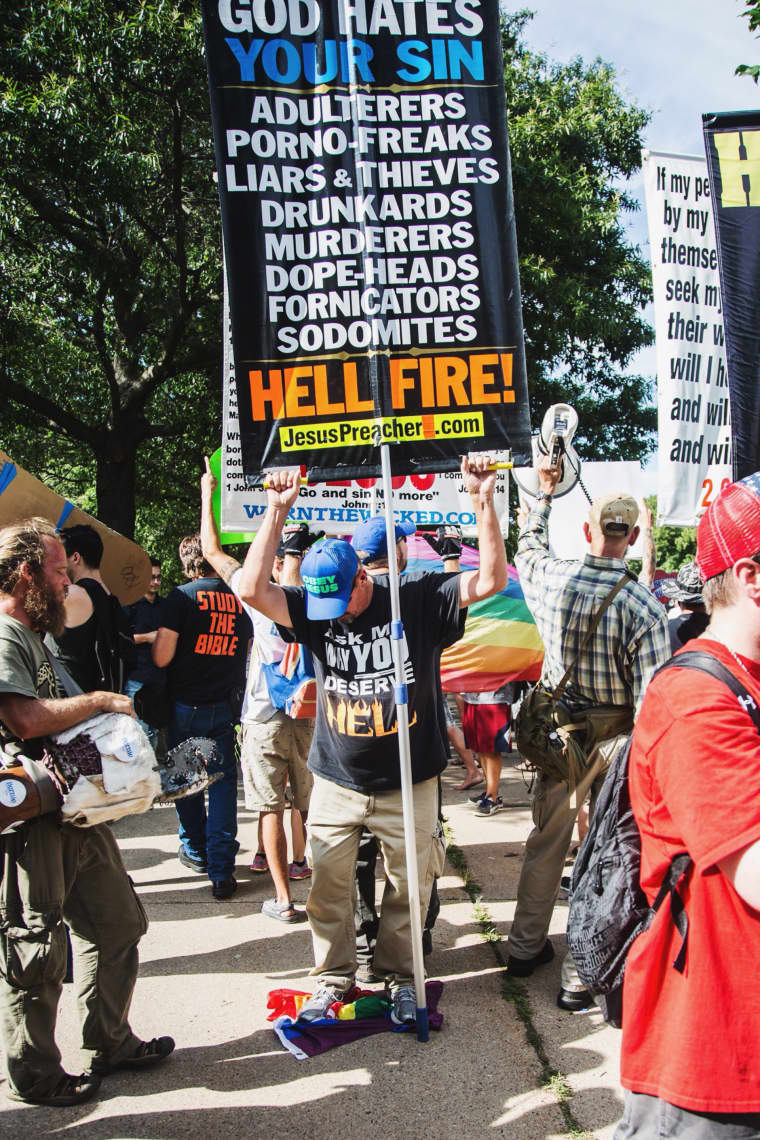 This Is What It Was Like Outside The Democratic National Convention